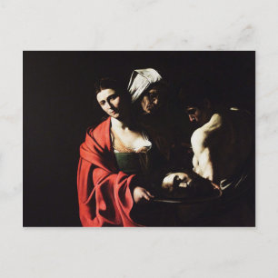 Caravaggio - Salome - Classic Baroque Artwork Postcard