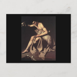 Caravaggio St John The Baptist Postcard