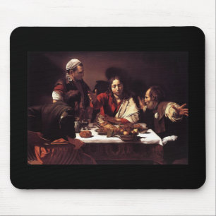 Caravaggio Supper At Emmaus Mouse Pad