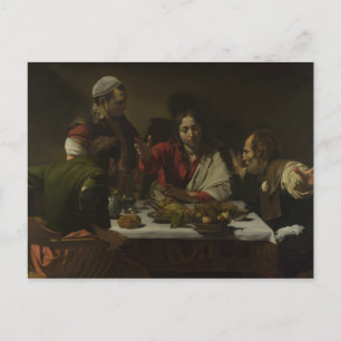 Caravaggio - Supper at Emmaus Postcard