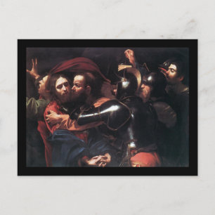 Caravaggio Taking Of Christ Postcard