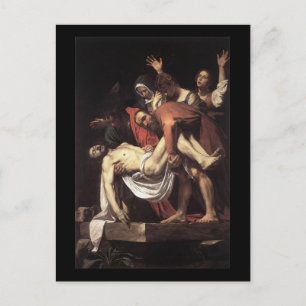 Caravaggio The Entombment Postcard
