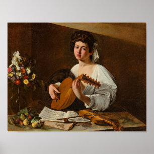 Caravaggio - The Lute Player Poster