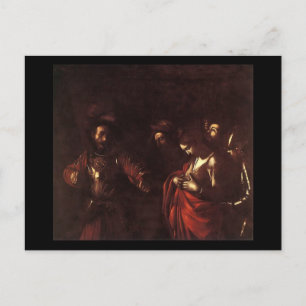 Caravaggio The Martyrdom Of St Ursula Postcard