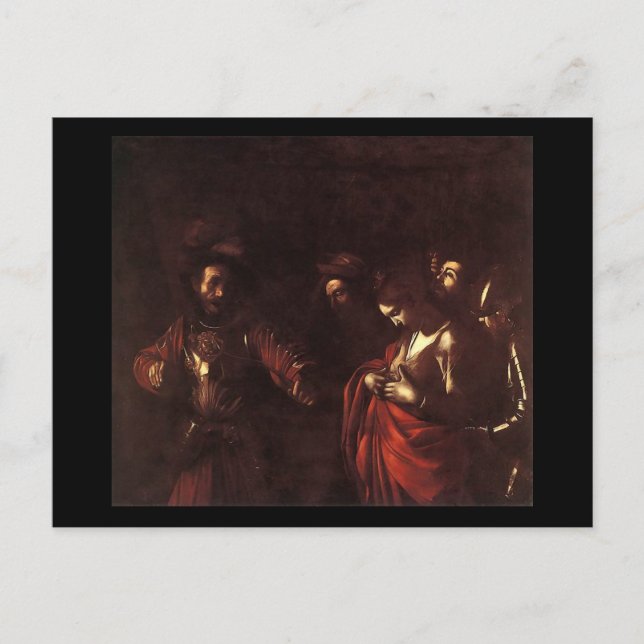 Caravaggio The Martyrdom Of St Ursula Postcard (Front)