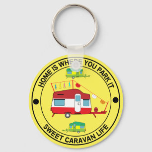 Caravan Art gifts - Love My Caravan Coffee Mug Doo Keychain