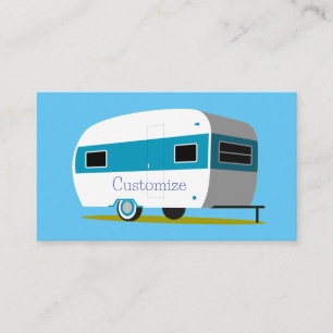 Caravan Camper RV Thunder_Cove Business Card
