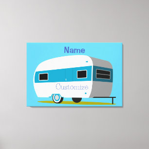 Caravan Camper RV Thunder_Cove  Canvas Print