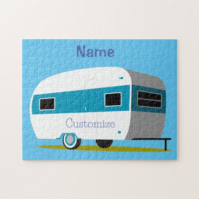 Caravan Camper RV Thunder_Cove Jigsaw Puzzle (Horizontal)