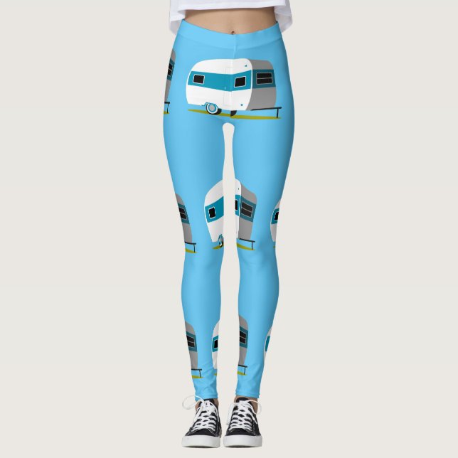 Caravan Camper RV Thunder_Cove Leggings (Front)