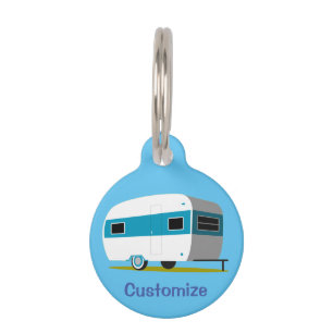 Caravan Camper RV Thunder_Cove Pet Tag