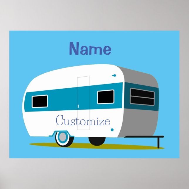 Caravan Camper RV Thunder_Cove Poster (Front)