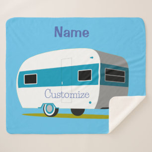 Caravan Camper RV Thunder_Cove Sherpa Blanket