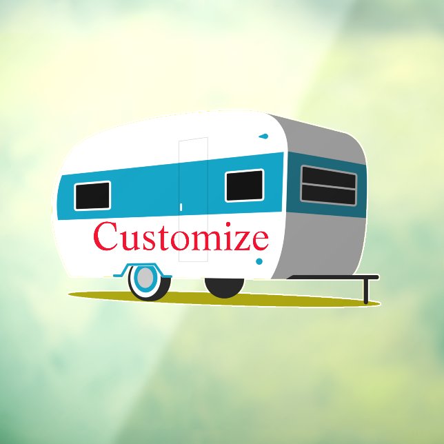 Caravan Camper RV Thunder_Cove Window Cling (Sheet 3)