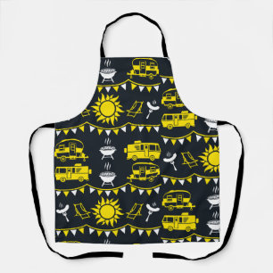 Caravan Camping Decor Apron