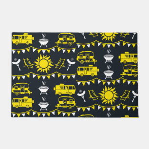 Caravan Camping Decor Doormat