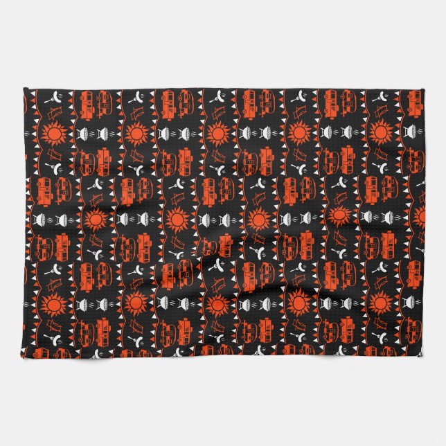 Caravan Camping Decor Kitchen Towel (Horizontal)