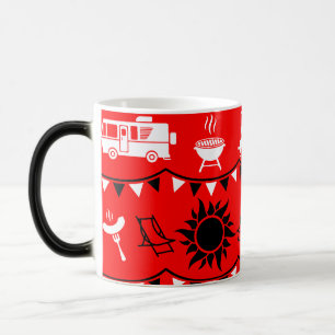 Caravan Camping Decor Magic Mug