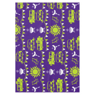 Caravan Camping Decor Tablecloth