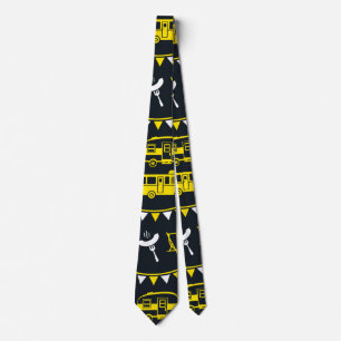 Caravan Camping Decor Tie