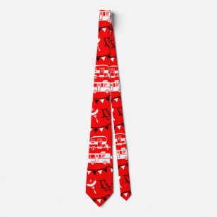Caravan Camping Decor Tie
