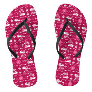 Caravan Camping Home Decor Flip Flops