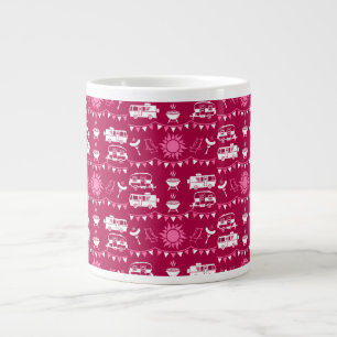 Caravan Camping Home Decor Large Coffee Mug