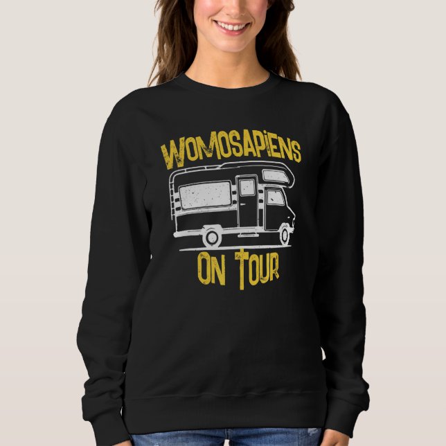 Caravan Camping Mobil I Adventure Vacation Sweatshirt (Front)