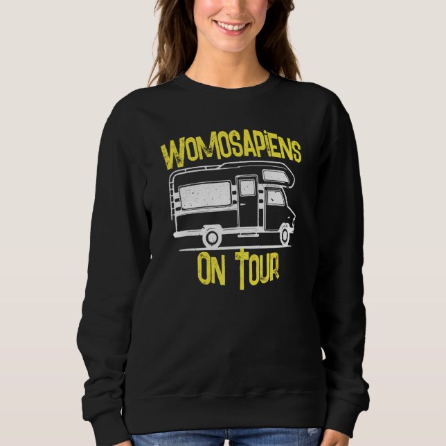 Caravan Camping Mobil I Adventure Vacation Sweatshirt (Front)