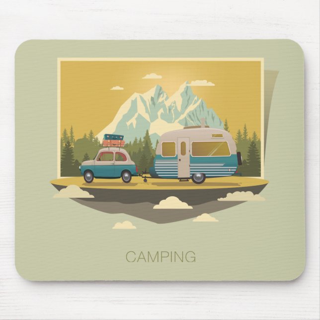 Caravan Camping Mouse Pad (Front)