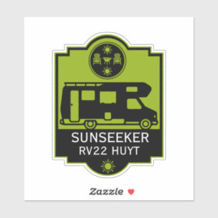 Caravan Campsite Business Sticker