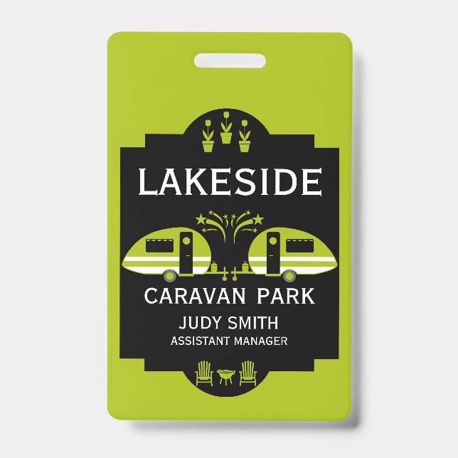 Caravan Campsite Promotion Badge (Front)