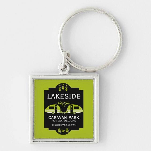 Caravan Campsite Promotion Keychain (Front)