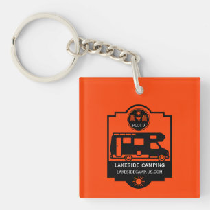 Caravan Campsite Promotion Keychain