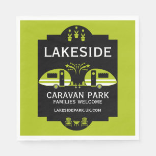 Caravan Campsite Promotion Napkin