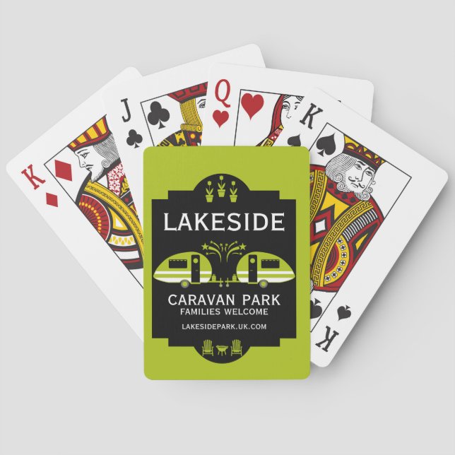 Caravan Campsite Promotion Playing Cards (Back)