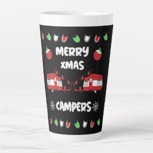 Caravan Christmas Decor Doormat Latte Mug