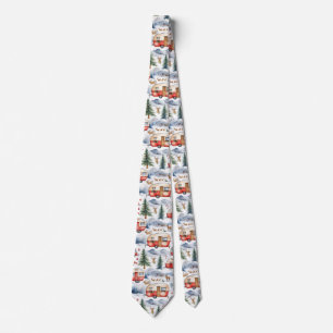 Caravan Christmas  Tie