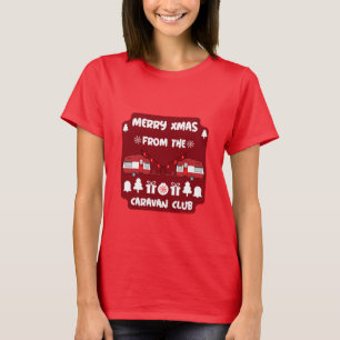 Caravan Happy Christmas Camping T-Shirt