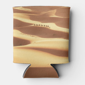 Caravan in Sahara desert Can Cooler