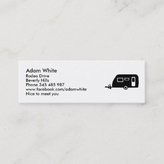 Caravan Mini Business Card