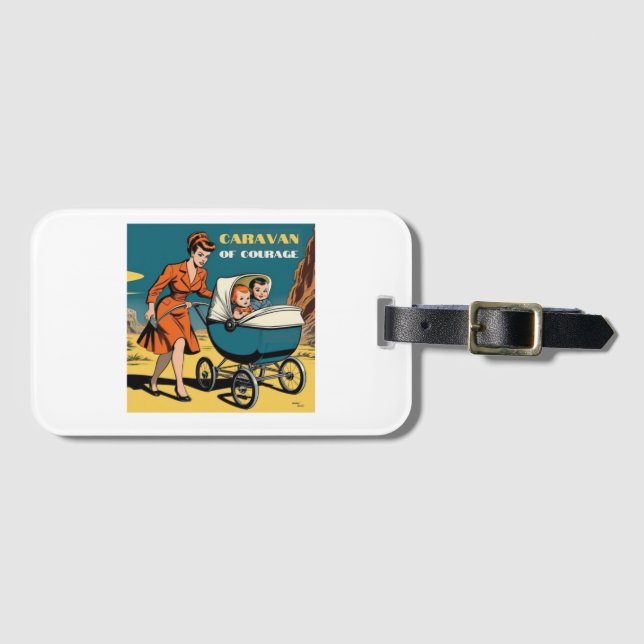 caravan of courage luggage tag (Front Horizontal)