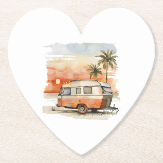 Caravan Paper Coaster