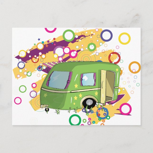 caravan park postcard (Front)