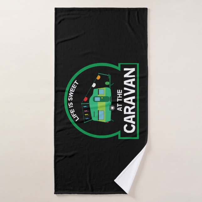 Caravans - Caravan Owners - Camping Bath Towel (Bath Towel)