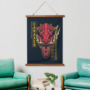 Caraxes Head Year of the Dragon   恭喜發財 Hanging Tapestry