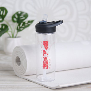 Caraxes in Flight Banner Chinese New Year   萬事如意 Water Bottle