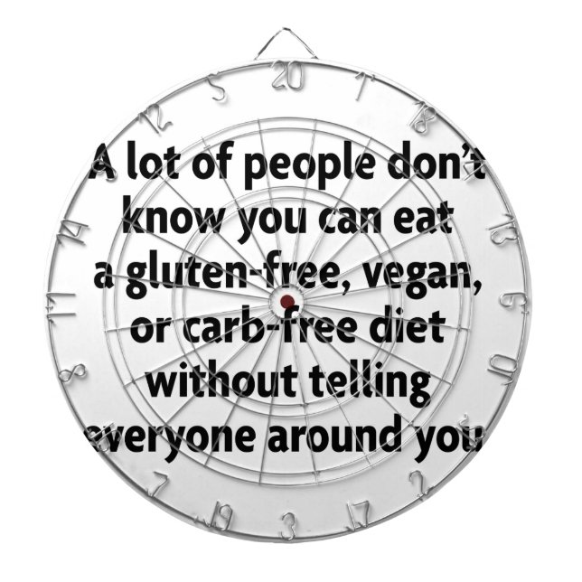 carb-free dartboard (Front)