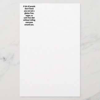 carb-free stationery