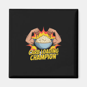 Carb Loading Champion Funny Thanksgiving Potatoes  Magnet